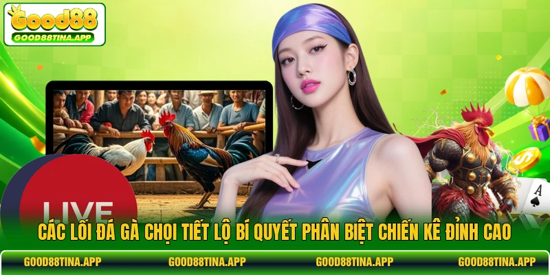 Các lối đá gà chọi tiết lộ bí quyết phân biệt chiến kê đỉnh cao