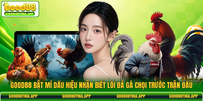 GOOD88 bật mí dấu hiệu nhận biết lối đá gà chọi trước trận đấu