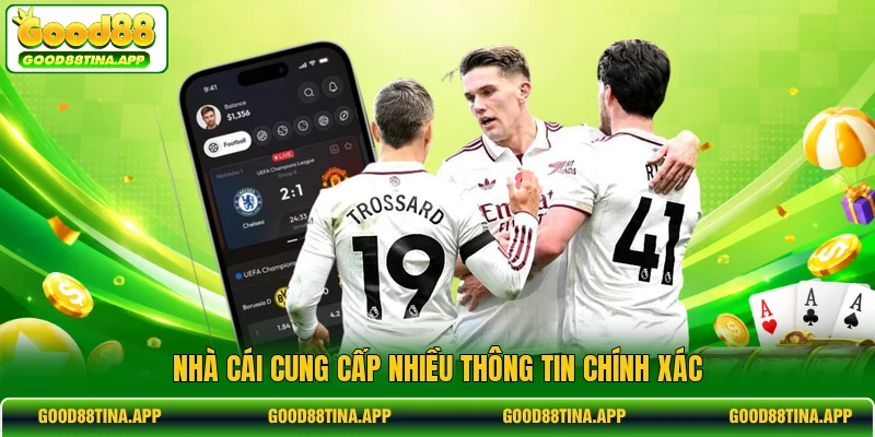 Nhà cái cung cấp nhiều thông tin chính xác